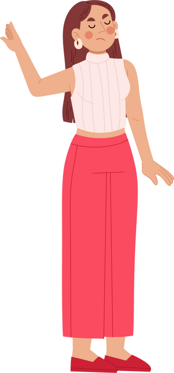 Angry woman illustration
